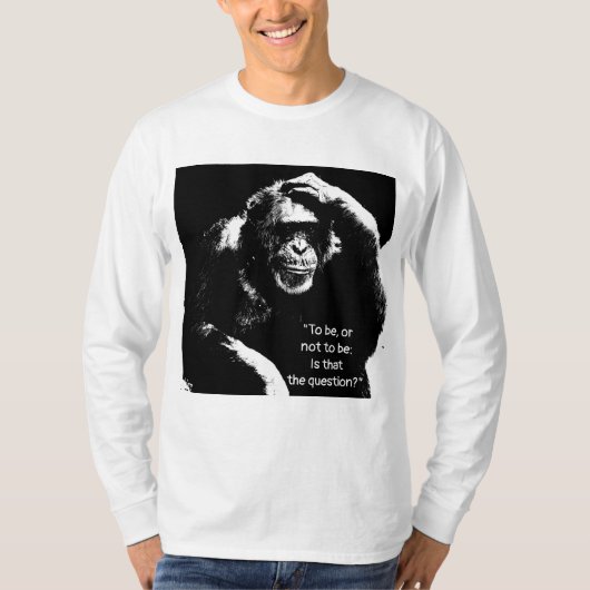 Pop Kunst denken aan Amineslappe Mannen Lange hoes T-shirt (Voorkant)