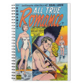 Pop Kunst - Echte liefde - Romance strips Notitieboek (Voorkant)