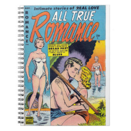 Pop Kunst - Echte liefde - Romance  strips Notitieboek