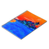 Pop Kunst Exotic Beach Palm Trees Notitieboek (Linkerzijde)