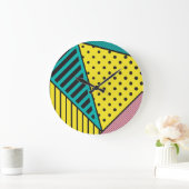 Pop kunst, geometrisch, vet krabbels grote klok (Huis)