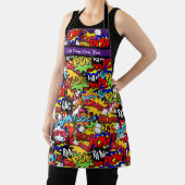 Pop Kunst Gepersonaliseerd Schort (Insitu)
