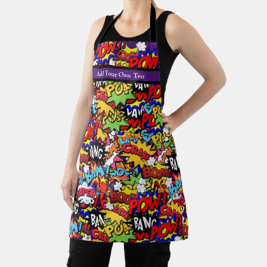 Pop Kunst Gepersonaliseerd Schort (Insitu)