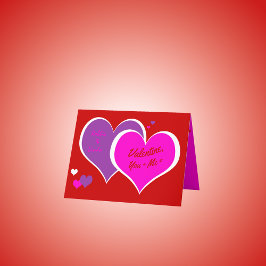 Pop-Kunst Harten & de Wenskaart van de Valentijn v Bedankkaart