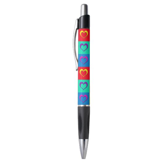 Pop kunst harten pen (Top (Verticaal))