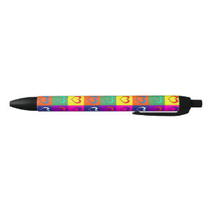 Pop kunst harten zwarte inkt pen