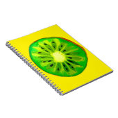 Pop kunst heldere kiwi - waterverf notitieboek (Rechterzijde)