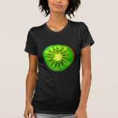 Pop kunst heldere kiwi - waterverf t-shirt (Voorkant)