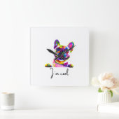 pop kunst hond wandklok (Huis)