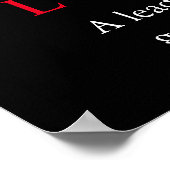 Pop Kunst Inspirerend Leiderschap Wolf Poster (Hoek)