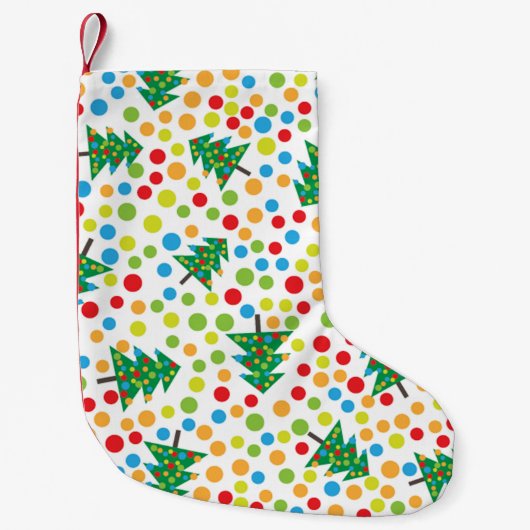 pop kunst kerstboomrok kleine kerstsok (Voorkant)