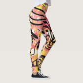 Pop kunst, kleurrijke dame. leggings (Rechts)