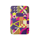 Pop kunst, kleurrijke geometrische vormen. badmat (Voorkant Verticaal)