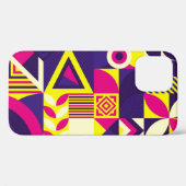 Pop kunst, kleurrijke geometrische vormen. Case-Mate iPhone case (Achterkant (horizontaal))