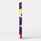Pop kunst, kleurrijke geometrische vormen. Case-Mate iPhone case (Achterkant / Rechts)