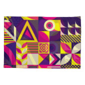 Pop kunst, kleurrijke geometrische vormen. kussensloop (Achterkant)