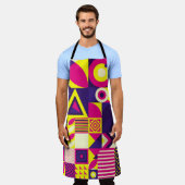 Pop kunst, kleurrijke geometrische vormen. schort (Gedragen)