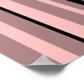  Pop Kunst Kleurrijke Streepjespatroon #3 Poster (Hoek)