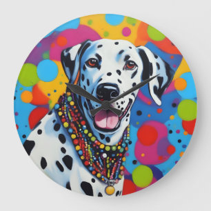 Pop Kunst Levendig Dalmatisch Grote Klok