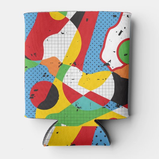Pop kunst, levendig minimalisme. blikjeskoeler (Voorkant)