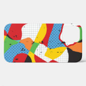 Pop kunst, levendig minimalisme. Case-Mate iPhone case (Achterkant (horizontaal))