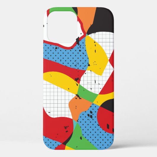 Pop kunst, levendig minimalisme. Case-Mate iPhone case (Achterkant)