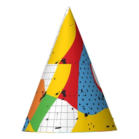 Pop kunst, levendig minimalisme. feesthoedjes (Voorkant)