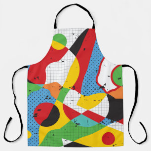 Pop kunst, levendig minimalisme. schort