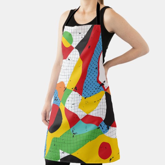 Pop kunst, levendig minimalisme. schort (Insitu)