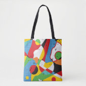 Pop kunst, levendig minimalisme. tote bag (Voorkant)