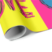 Pop kunst liefde cadeaupapier (Rol Hoek)