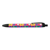 Pop kunst liefde zwarte inkt pen (Bovenkant)