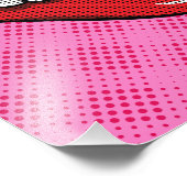 Pop Kunst Lips Foto afdrukken (Hoek)