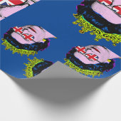 Pop kunst Modern HM Koningin met uniale Jack-bril Cadeaupapier (Hoek)