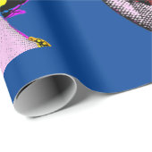 Pop kunst Modern HM Koningin met uniale Jack-bril Cadeaupapier (Rol Hoek)