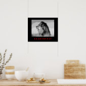 Pop Kunst Motivatie Leiderschap Koning Leeuw Poste Poster (Keuken)