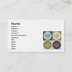 Pop Kunst Onderwijs visueel gehandicapt Visitekaartje