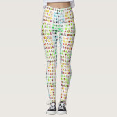 Pop Kunst Pasen 2 Leggings (Voorkant)