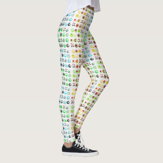 Pop Kunst Pasen 2 Leggings (Rechts)