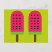 Pop Kunst positioneren watermeloenen Briefkaart (Voorkant)