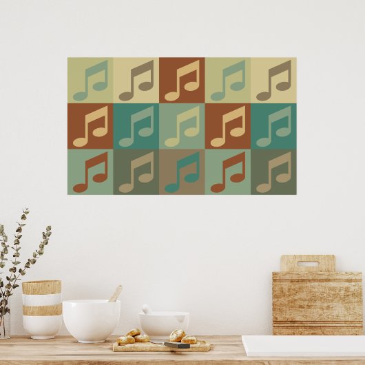 Pop kunst poster (Keuken)