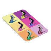 Pop Kunst Stiletto-pompen / schoten / hoog niveau Magneet (Rechterzijde)