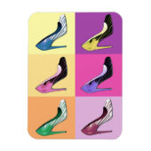 Pop Kunst Stiletto-pompen / schoten / hoog niveau Magneet (Verticaal)