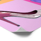 Pop Kunst Stiletto-pompen / schoten / hoog niveau Poster (Hoek)