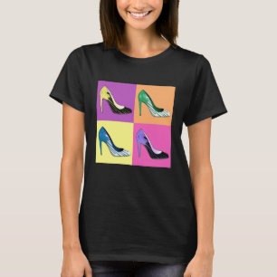 Pop Kunst Stiletto-pompen / schoten / hoog niveau T-shirt