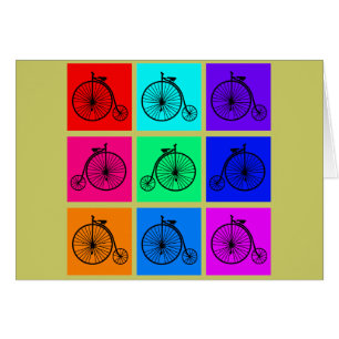 Pop Kunst Twee wielbiefwagens