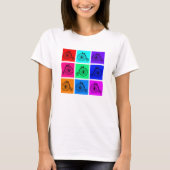 Pop Kunst  Twee wielbiefwagens T-shirt (Voorkant)