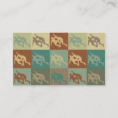 Pop kunst visitekaartje (Achterkant)