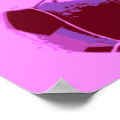 Pop Kunst Voetbal - Europees Football Poster (Hoek)