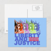 Pop Kunst Vrijheidsbeeld Producten Briefkaart (Voorkant / Achterkant)